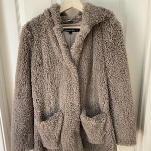 Kenneth Cole Faux Fur Sweater / Jacket S